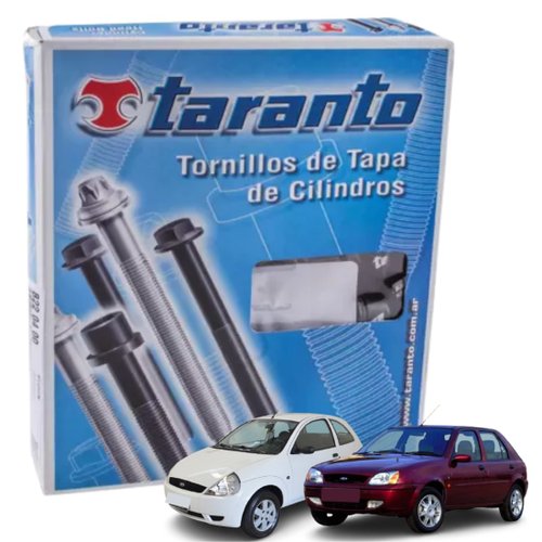 Kit Parafuso De Cabeçote Taranto Ford Fiesta Ka Endura 1.0 1.3 8v 1996 a 1999