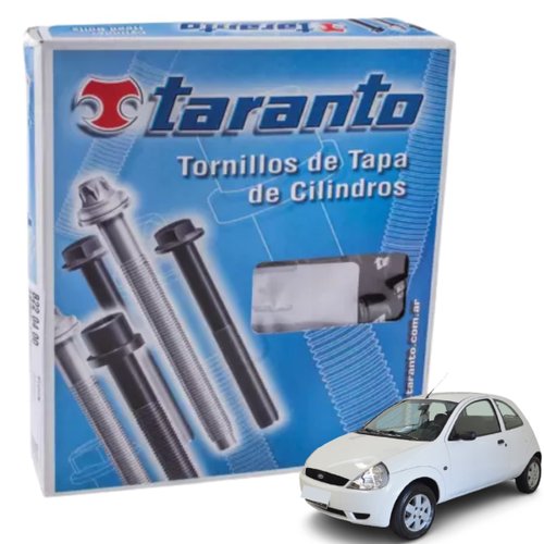 Kit Parafuso De Cabeçote Taranto Ford Fiesta Ka Endura 1.0 1.3 8v 1996 a 1999
