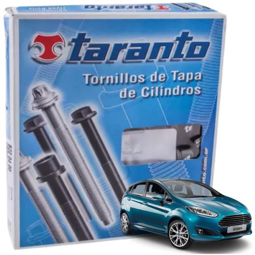 Kit Parafuso De Cabeçote Taranto Ford Ka New Fiesta 1.0 12v 2016 a 2020