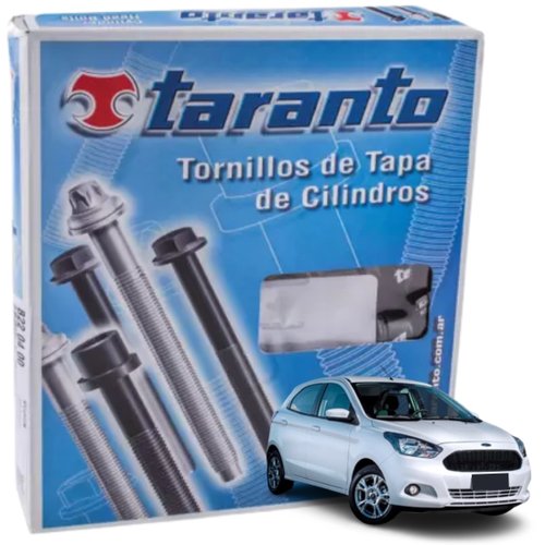 Kit Parafuso De Cabeçote Taranto Ford Ka New Fiesta 1.0 12v 2016 a 2020