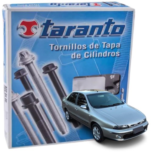 Kit Parafuso De Cabeçote Taranto Fiat Linea Marea Palio Siena Strada Brava 1.6 1.9 16v