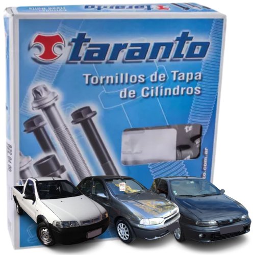 Kit Parafuso De Cabeçote Taranto Fiat Linea Marea Palio Siena Strada Brava 1.6 1.9 16v
