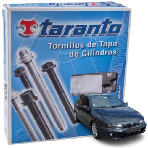 Kit Parafuso De Cabeçote Taranto Fiat Linea Marea Palio Siena Strada Brava 1.6 1.9 16v