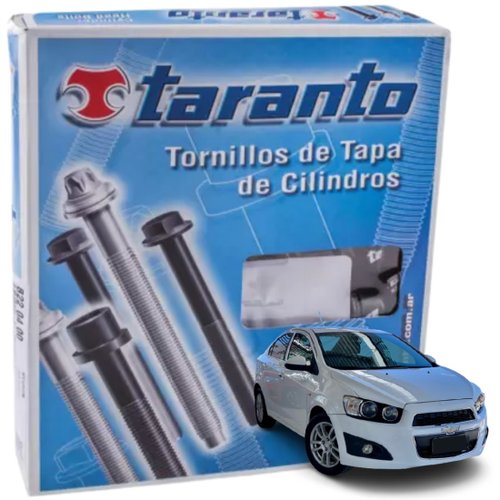 Kit Parafuso De Cabeçote Taranto Stilo Corsa Cruze Tracker Meriva Sonic