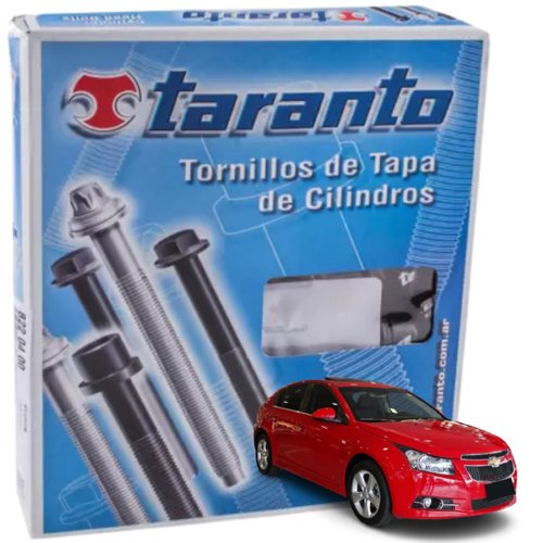 Kit Parafuso De Cabeçote Taranto Stilo Corsa Cruze Tracker Meriva Sonic