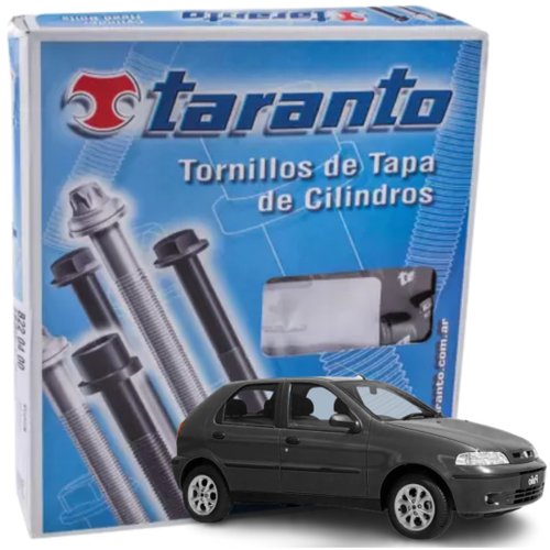 Kit Parafuso De Cabeçote Taranto Fiat Palio Uno 1.0 1.5 8v Fiasa 1992 a 2002