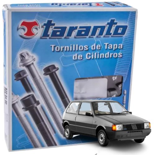 Kit Parafuso De Cabeçote Taranto Fiat Palio Uno 1.0 1.5 8v Fiasa 1992 a 2002