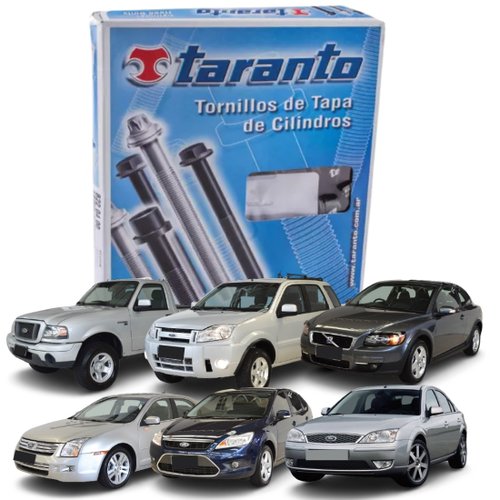 Kit Parafuso De Cabeçote Taranto Ecosport Focus Fusion Mondeo Ranger C30 2.0 16v