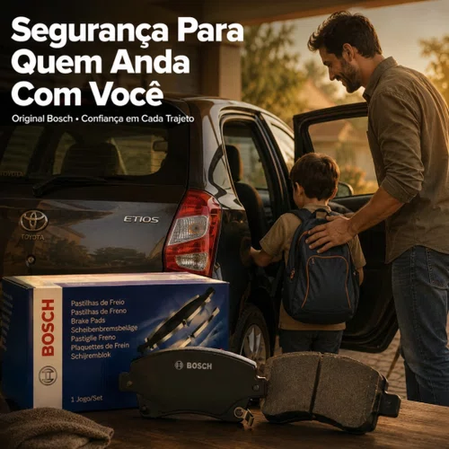 Jogo Pastilha Dianteira Original Toyota Etios 1.5 1.3 Bosch