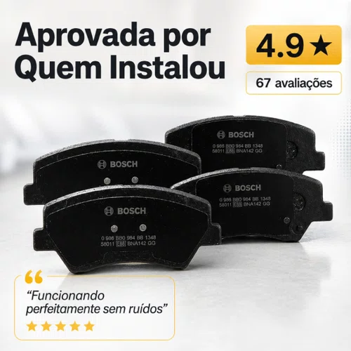 Jogo Pastilha Freio Hb20 1.6 2012 2013 2014 2015 2016 2017
