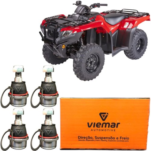 Jogo Pivô Suspensão Viemar Honda Fourtrax Trx 420 2014 a 2022