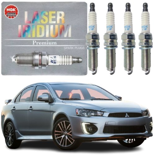 Jogo Vela Ignição Iridium Ngk Mitsubishi Asx Lancer Outlander 2.0 16v Gasolina