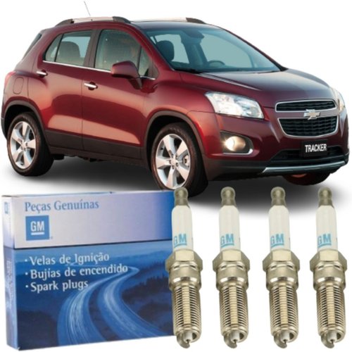 Jogo Vela Ignição Chevrolet Original Cruze Tracker 1.8 Sonic 1.6