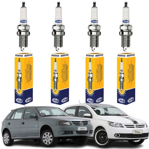 Vela Ignição Magneti Marelli Volkswagen motores 1.0 1.6 8v EA111