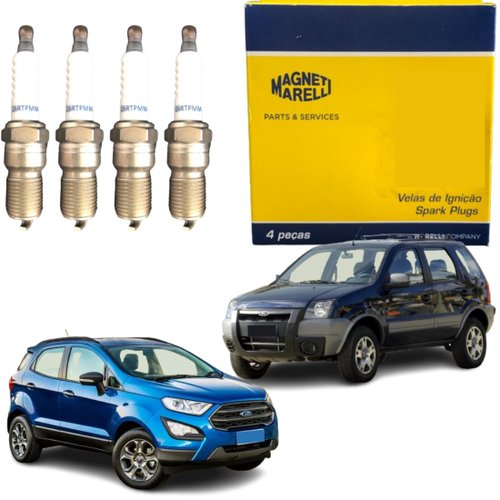 Jogo Vela Ignição Magneti Marelli Ford Ecosport Focus 2.0 16v Duratec Flex
