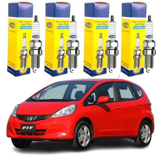 Jogo Vela Ignição Magneti Marelli Honda Fit City 1.5 16v 2009 a 2014
