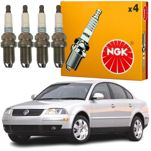 Jogo Vela Ignição original Ngk Audi A3 A4 Golf 1.8 20v Turbo
