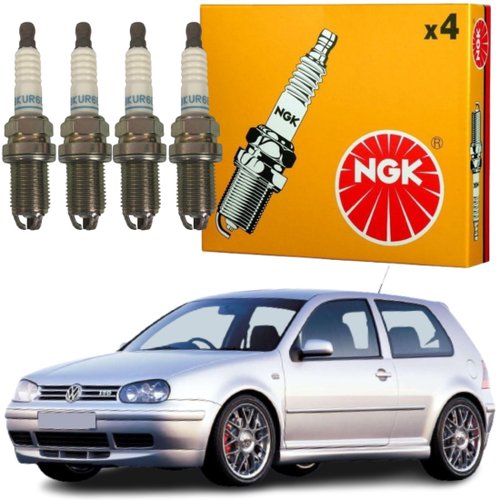 Jogo Vela Ignição original Ngk Audi A3 A4 Golf 1.8 20v Turbo