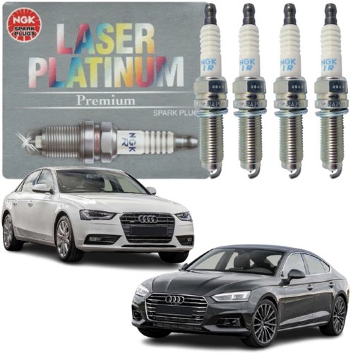 Jogo Vela Ignição Ngk Audi A3 S3 A4 A5 Q3 Vw Jetta Passat 