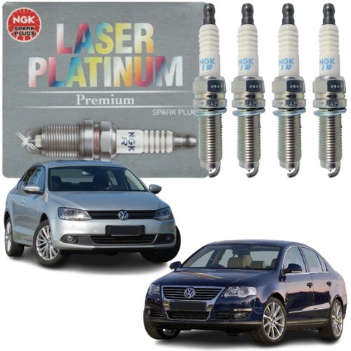 Jogo Vela Ignição Ngk Audi A3 S3 A4 A5 Q3 Vw Jetta Passat 