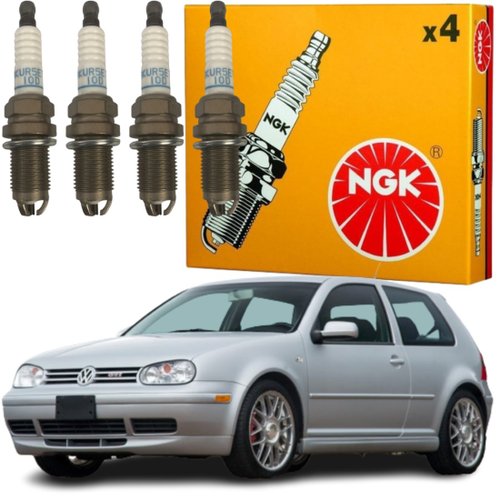 Jogo Vela Ignição original Ngk Audi A3 Vw Fox Golf Polo 1.0 1.6 8v Gasolina