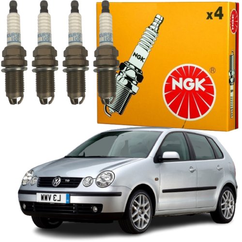 Jogo Vela Ignição original Ngk Audi A3 Vw Fox Golf Polo 1.0 1.6 8v Gasolina