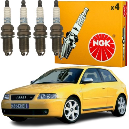 Jogo Vela Ignição original Ngk Audi A3 Vw Fox Golf Polo 1.0 1.6 8v Gasolina