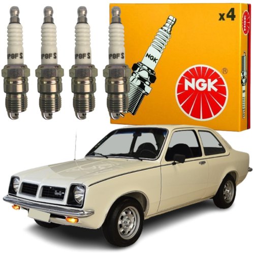 Jogo Vela Ignição Ngk Chevette Chevy Marajo 1.0 1.4 1.6