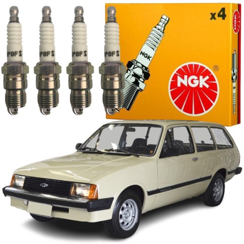 Jogo Vela Ignição Ngk Chevette Chevy Marajo 1.0 1.4 1.6