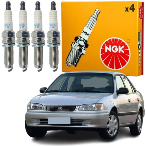 Jogo Vela Ignição Bkr6eya original NGK Toyota Corolla Camry