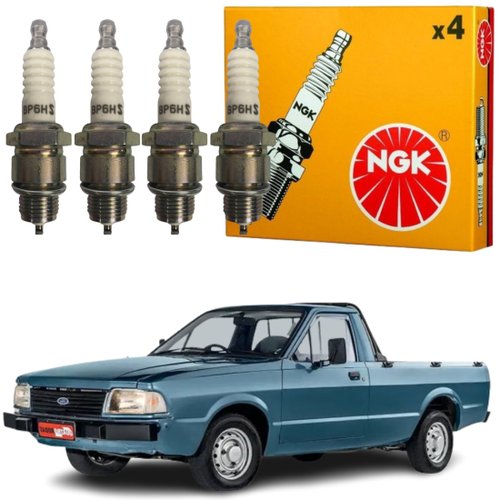 Jogo Vela Ignição original Ngk Ford Del Rey Corcel Belina Pampa 1.4 1.6