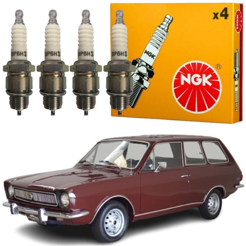 Jogo Vela Ignição original Ngk Ford Del Rey Corcel Belina Pampa 1.4 1.6