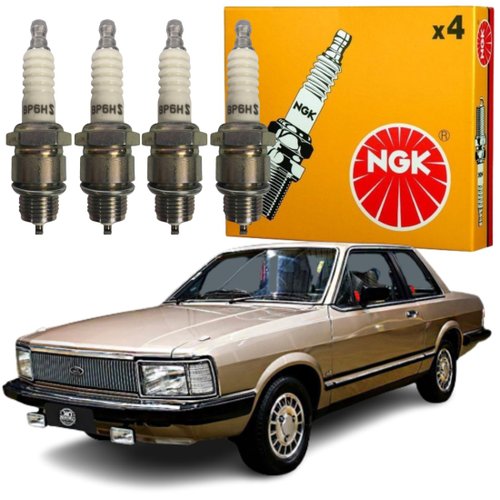 Jogo Vela Ignição original Ngk Ford Del Rey Corcel Belina Pampa 1.4 1.6