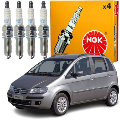 Jogo Vela Ignição original Ngk Palio Siena Doblo Idea motor 1.8 8v Flex