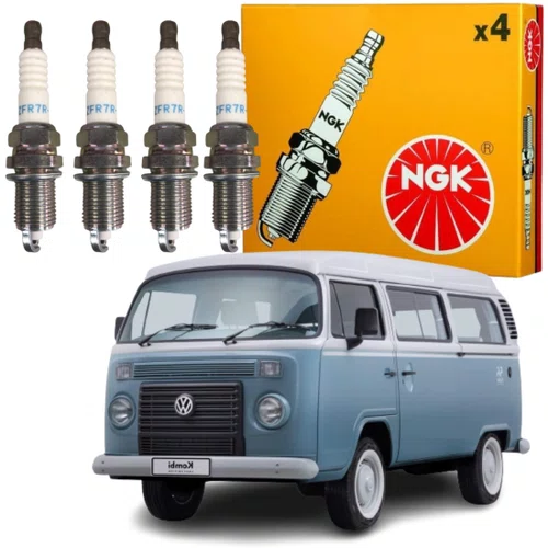 Jogo Vela Ignição Ngk Fox Gol G3 G4 Parati Kombi Saveiro G4