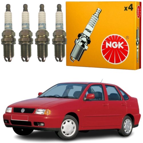 Jogo Vela Ignição original NGK Volkswagen Gol Parati G2 G3 Gol Parati Gti Polo