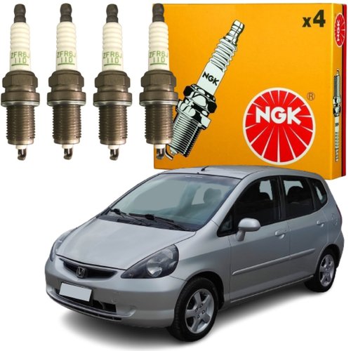 Jogo Vela Ignição original NGK Honda Civic Fit 1.7 16v 1.5 16v