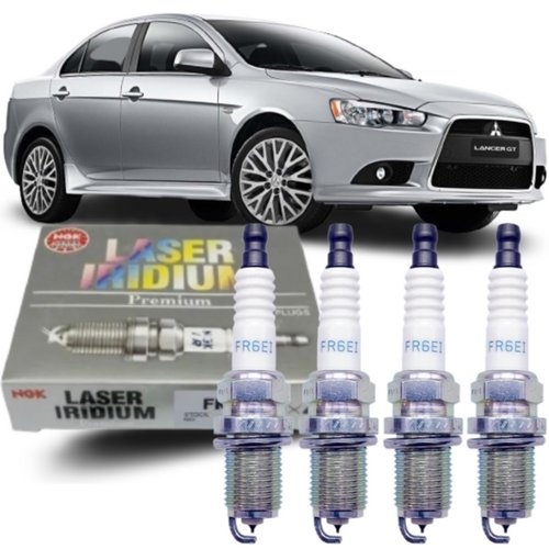 Jogo Vela Ignição Iridium original NGK Mitsubishi ASX Lancer Outlander 2.0 16v 2011 a 2021