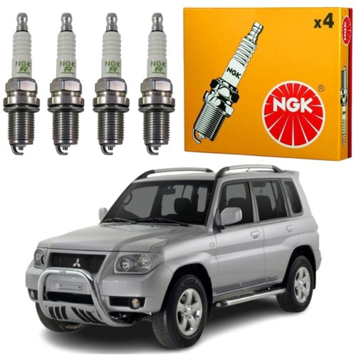 Jogo Vela Ingnição original NGK Mitsubishi Pajero Tr4 2.0 16v Gasolina 2003 a 2007