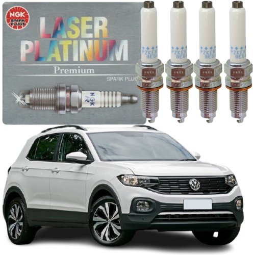 Jogo Vela Ignição NGK Platinum Volkswagen Golf Tiguan T-cross 1.4 Tsi Audi A3 1.4 Tfsi