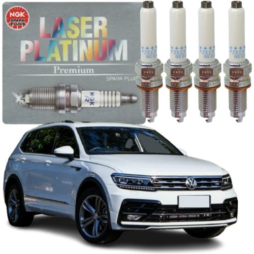 Jogo Vela Ignição NGK Platinum Volkswagen Golf Tiguan T-cross 1.4 Tsi Audi A3 1.4 Tfsi