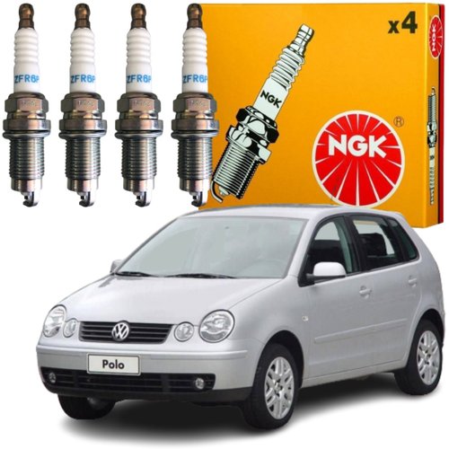 Jogo Vela Ignição original NGK Volkswagen Polo Fox Golf Spacefox 1.6