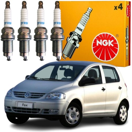 Jogo Vela Ignição original NGK Volkswagen Polo Fox Golf Spacefox 1.6