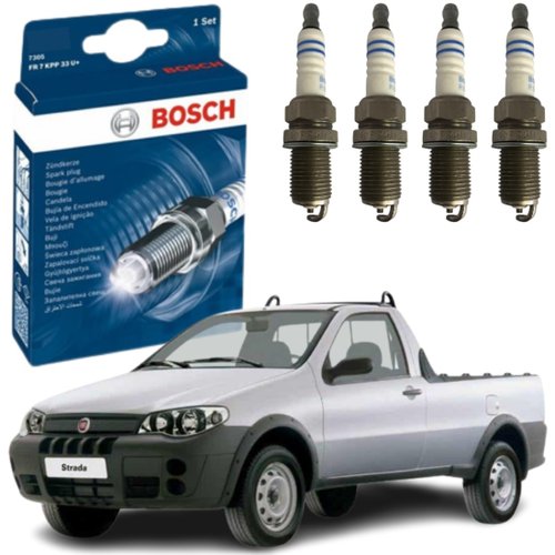 Jogo Vela Ignição Original Bosch Motor 1.0 1.3 1.4 8v Fire