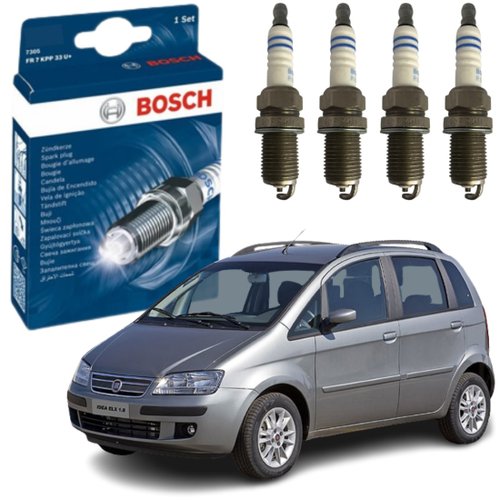 Jogo Vela Ignição Original Bosch Motor 1.0 1.3 1.4 8v Fire