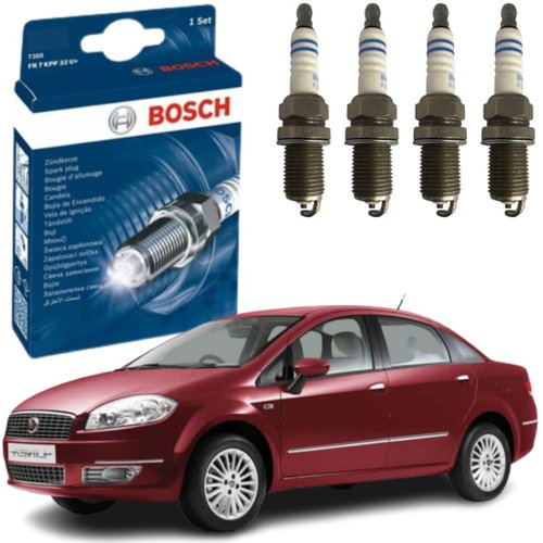 Jogo Vela Ignição Original Bosch Motor 1.0 1.3 1.4 8v Fire