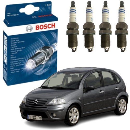 Jogo Vela Ignição Original Bosch Motor 1.0 1.3 1.4 8v Fire