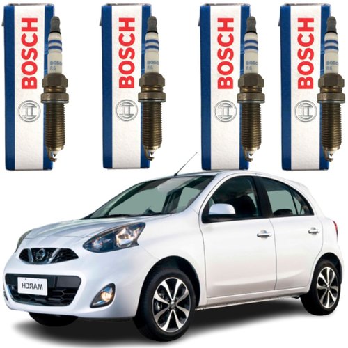 Jogo Vela Ignição Original Bosch Nissan motores 1.6 1.8 2.0 16v