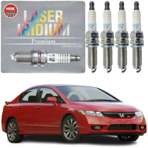 Jogo Vela Iridium original NGK Honda Civic Si 2.0 16v  2007 a 2011