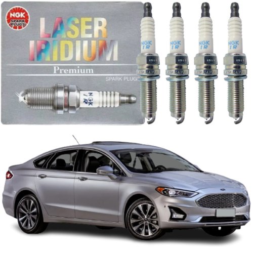 Jogo Vela Iridium Original NGK Ford Fusion 2.0 16v Gas Ranger 2.5 16v